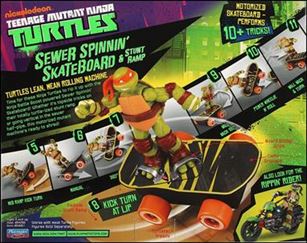Teenage Mutant Ninja Turtles (2012) Vehicles and Playsets figure 5 Sewer Spinnin' Skateboard & Stunt Ramp