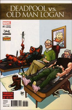 Deadpool Vs. Old Man Logan issue 1-E Pasqual Ferry Stan Lee Box Cover