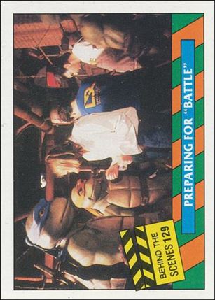 Teenage Mutant Ninja Turtles Movie (Base Set) card 129 Preparing for 