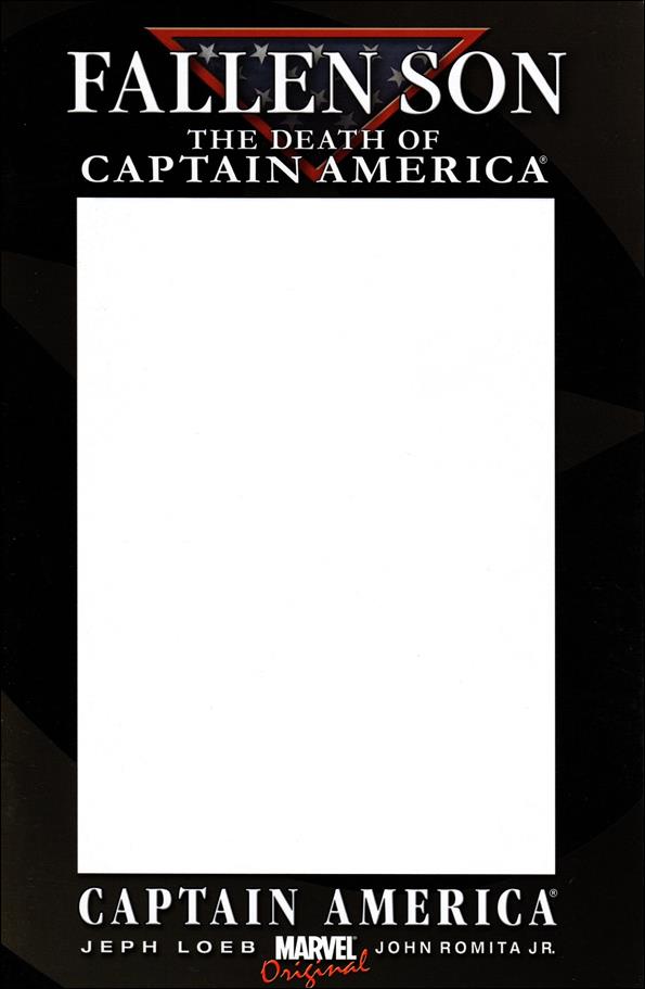 Fallen Son: The Death of Captain America issue 3-C Blank/Sketch Cover