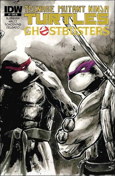 Teenage Mutant Ninja Turtles/Ghostbusters issue 1-I Matt Slay Gold Foil Cover 1/250