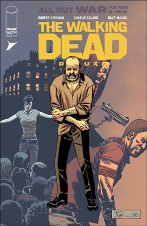 Walking Dead Deluxe issue 118-B Charlie Adlard Cardstock Cover