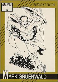 Marvel Autograph Editors Series 1 (Base Set) card 3 Mark Greunwald