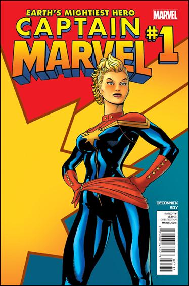 Captain Marvel (2012) issue 1 Ed McGuinness Color Cover