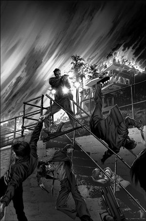 James Bond: Himeros issue 4-C Butch Guice 1:7 Black & White Virgin Cover