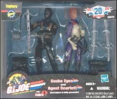 Wizard/Toyfare Magazine Exclusive Figures figure 61 Snake-Eyes and Scarlett (Toyfare #64 Mailaway)