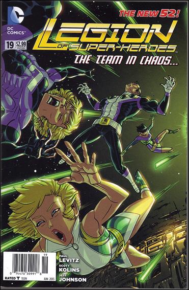 Legion of Super-Heroes (2011) issue 19-B Standard Cover Newsstand Edition