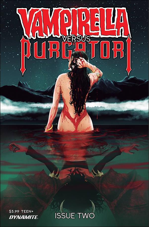 Vampirella vs Purgatori issue 2-F Daniel Maine Cover
