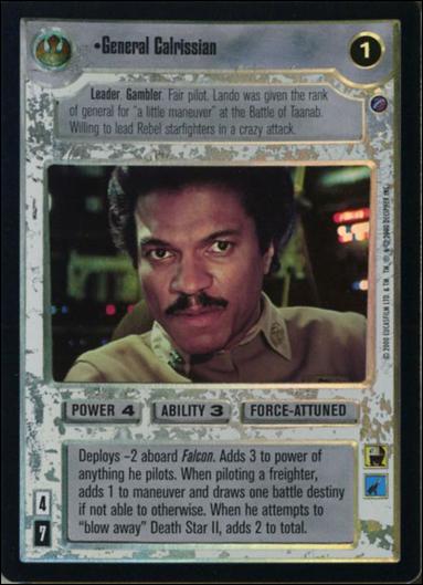 Star Wars: Reflections II: Expanding the Galaxy (Base Set) card 97 General Calrissian