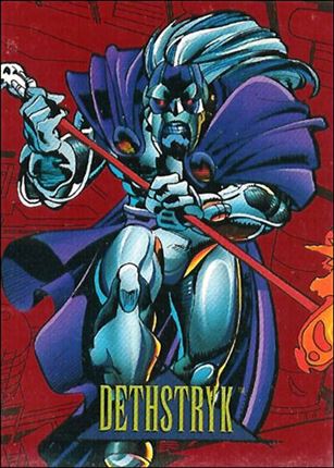 Marvel Universe: Series 4 (2099 Red Foil-Stamped Subset) card 8 Dethstryk
