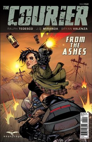 Courier: From the Ashes issue 4 Drew Edward Johnson Cover
