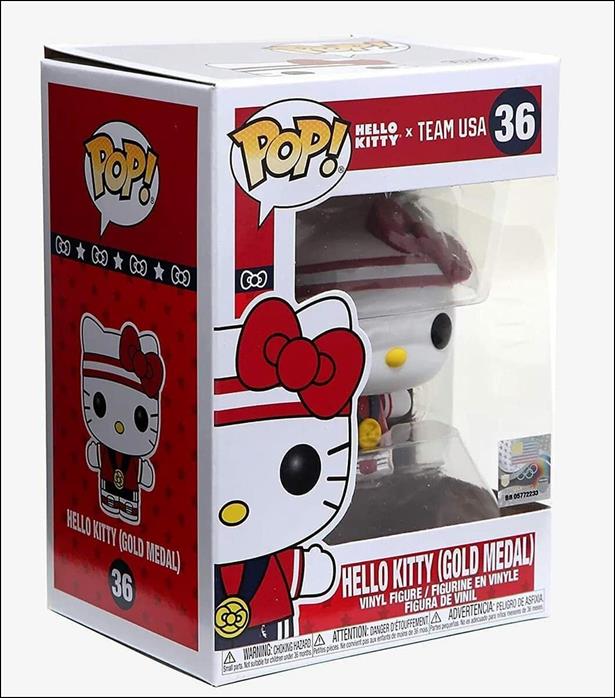 POP! Sanrio figure 36 Hello Kitty (Gold Metal)
