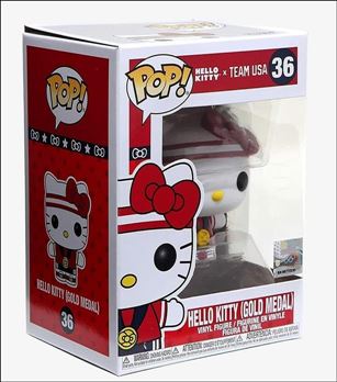 POP! Sanrio figure 36 Hello Kitty (Gold Metal)