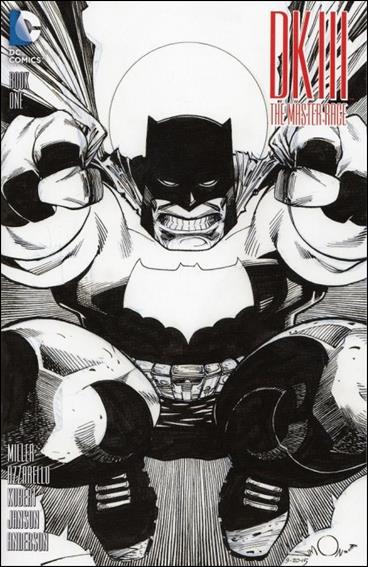 Dark Knight III: The Master Race issue 1-IA Walt Simonson Phantom Black & White Cover