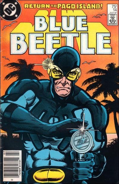 Blue Beetle (1986) issue 14-B Newsstand Cover