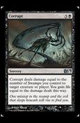 Magic the Gathering: 2014 Core Set (Base Set) card 91 Corrupt
