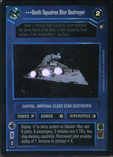 Star Wars: Reflections: A Collector's Bounty (Base Set) card 37 Death Squadron Star Destroyer