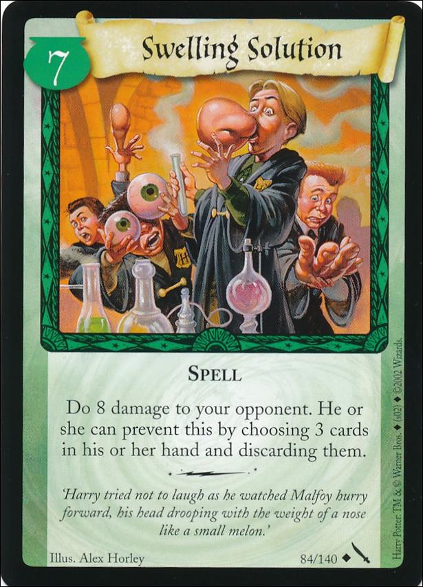Harry Potter: Chamber of Secrets (Base Set) card 84 Swelling Solution