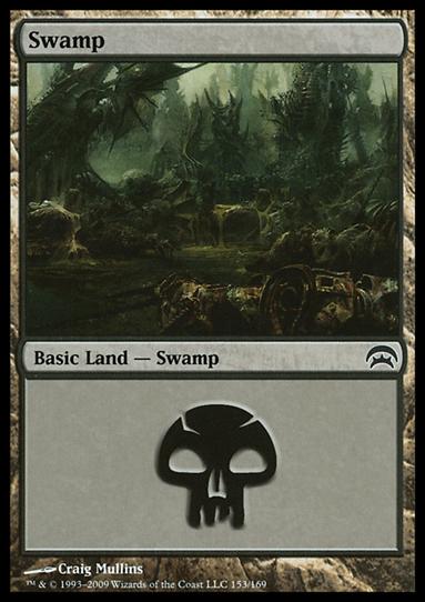 Magic the Gathering: Planechase (Base Set) card 153 Swamp
