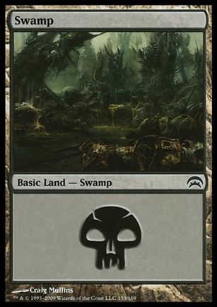 Magic the Gathering: Planechase (Base Set) card 153 Swamp