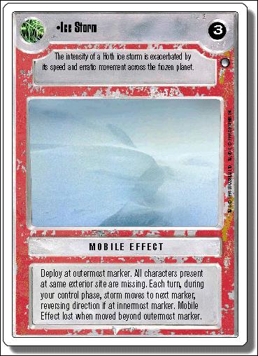 Star Wars: Hoth Revised (Base Set) card 119 Ice Storm