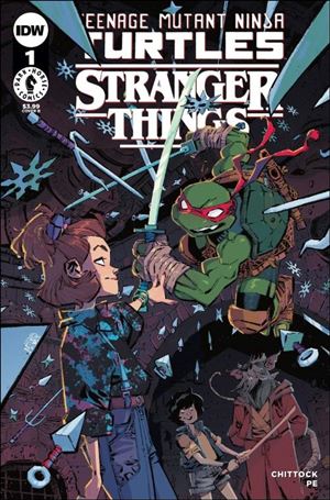 Teenage Mutant Ninja Turtles x Stranger Things issue 1-B Jorge Corona Cover