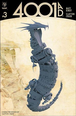 4001 A.D. issue 3-E Clayton Crain 1:10 Character Design Cover