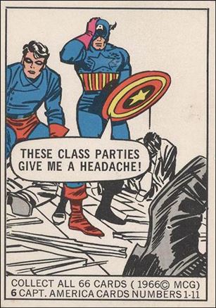 Marvel Superheroes (Base Set) card 6 These Class Parties Give Me A Headache!