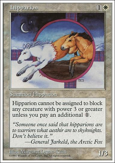 Magic the Gathering: 5th Edition (Base Set) card 34 Hipparion