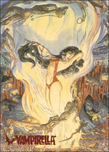 Vampirella (Base Set) card 55 Cover of Vampirella: Morning in America #1