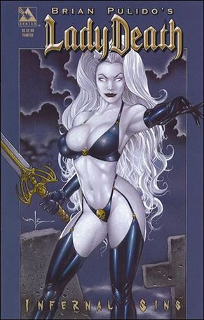 Brian Pulido's Lady Death: Infernal Sins issue 1-E Painted Cover