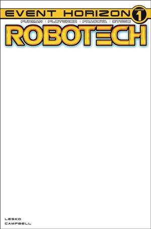 Robotech (2017) issue 21-E Blank Sketch Cover