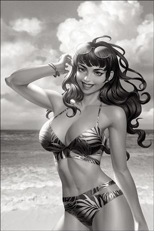 Bettie Page (2020) issue 3-K Jung-Geun Yoon 1:15 B&W Virgin Cover