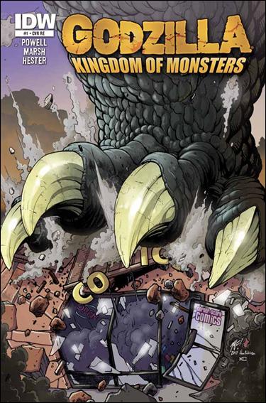Godzilla: Kingdom of Monsters issue 1-MZ Corner Store Comics Cover 1/500