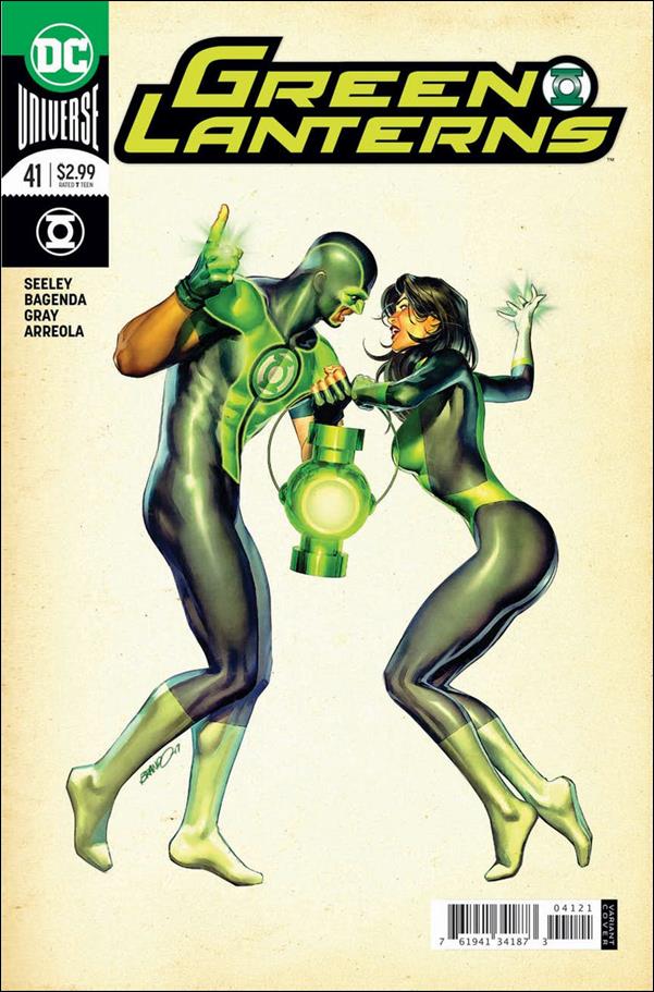 Green Lanterns issue 41-B Brandon Peterson Cover