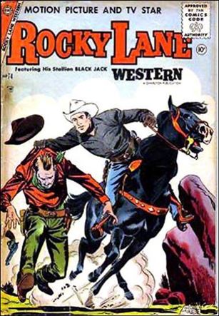 Rocky Lane Western (1954) issue 74