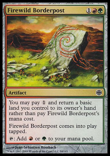 Magic The Gathering: Alara Reborn (Base Set) card 54 Firewild Borderpost
