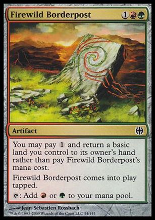 Magic The Gathering: Alara Reborn (Base Set) card 54 Firewild Borderpost