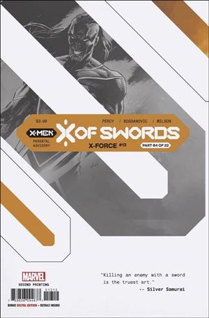 X-Force (2020) issue 13-H Dustin Weaver Cover (2nd Printing)