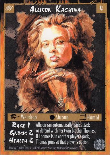 Rage Limited (Base Set) card 6 Allison Kachina