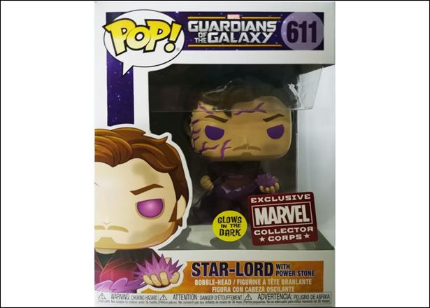 POP! Marvel figure 611 Star-Lord with Power Stone