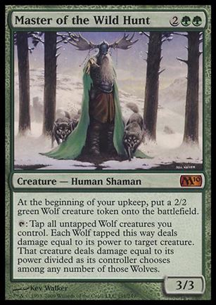 Magic the Gathering: 2010 Core Set (Base Set) card 191 Master of the Wild Hunt