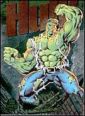 Marvel Universe: Series 5 (Power Blast Subset) card 5-B Hulk (Silver Foil)