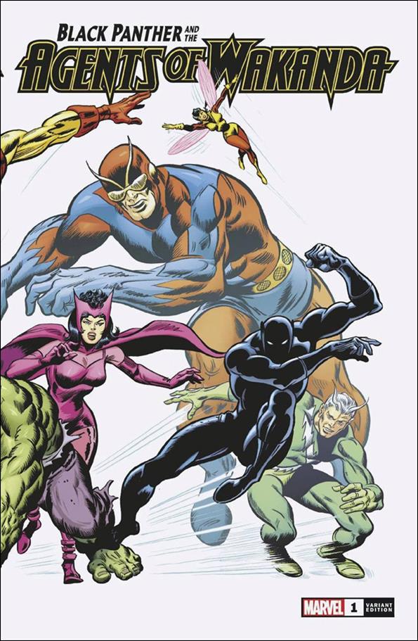 Black Panther and the Agents of Wakanda issue 1-E John Buscema Wraparound Cover