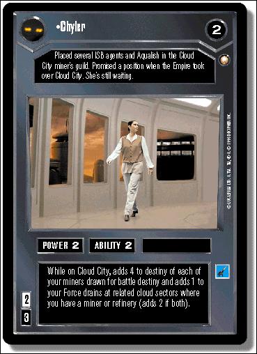 Star Wars: Special Edition Limited (Base Set) card 7 Chyler