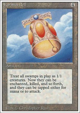 Magic the Gathering: Revised (Base Set) card 261 Kormus Bell