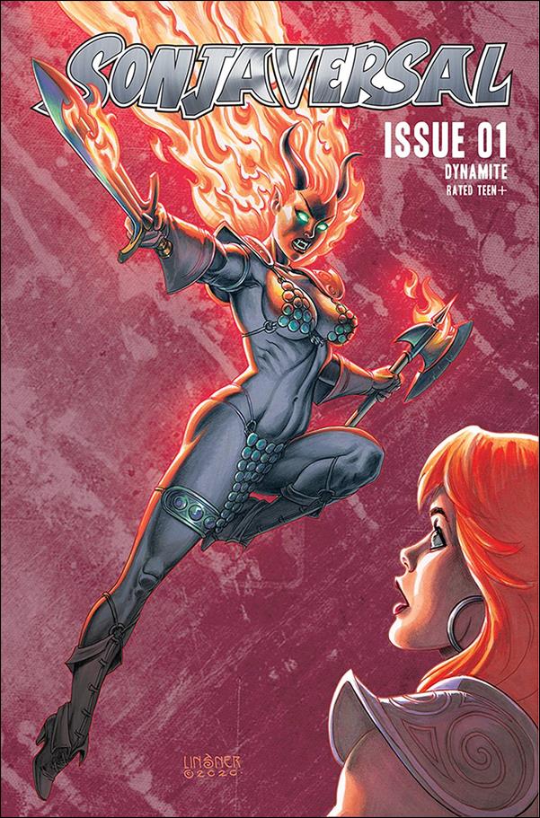 Sonjaversal issue 1-B Joseph Michael Linsner Cover