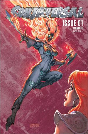 Sonjaversal issue 1-B Joseph Michael Linsner Cover