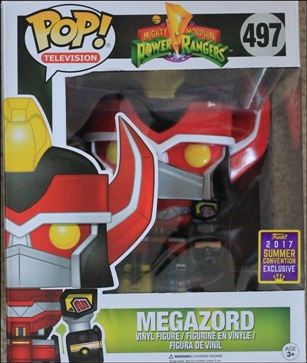 POP! Television figure 497 Megazord 2017 Summer Convention Exclusive