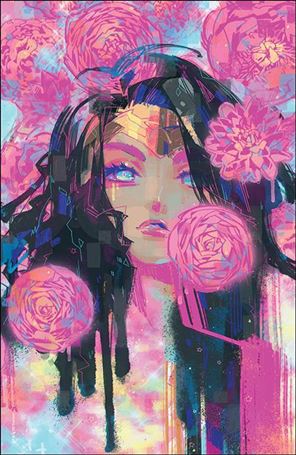 Trial of the Amazons issue 1-E Besch 1:100 Fluorescent Ink Virgin Cardstock Cover